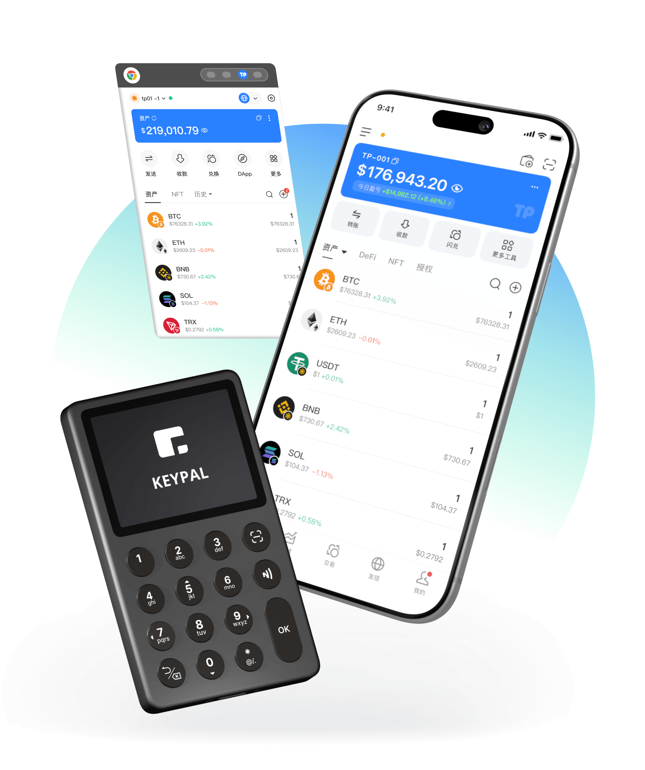 TokenPocket wallet and KeyPal